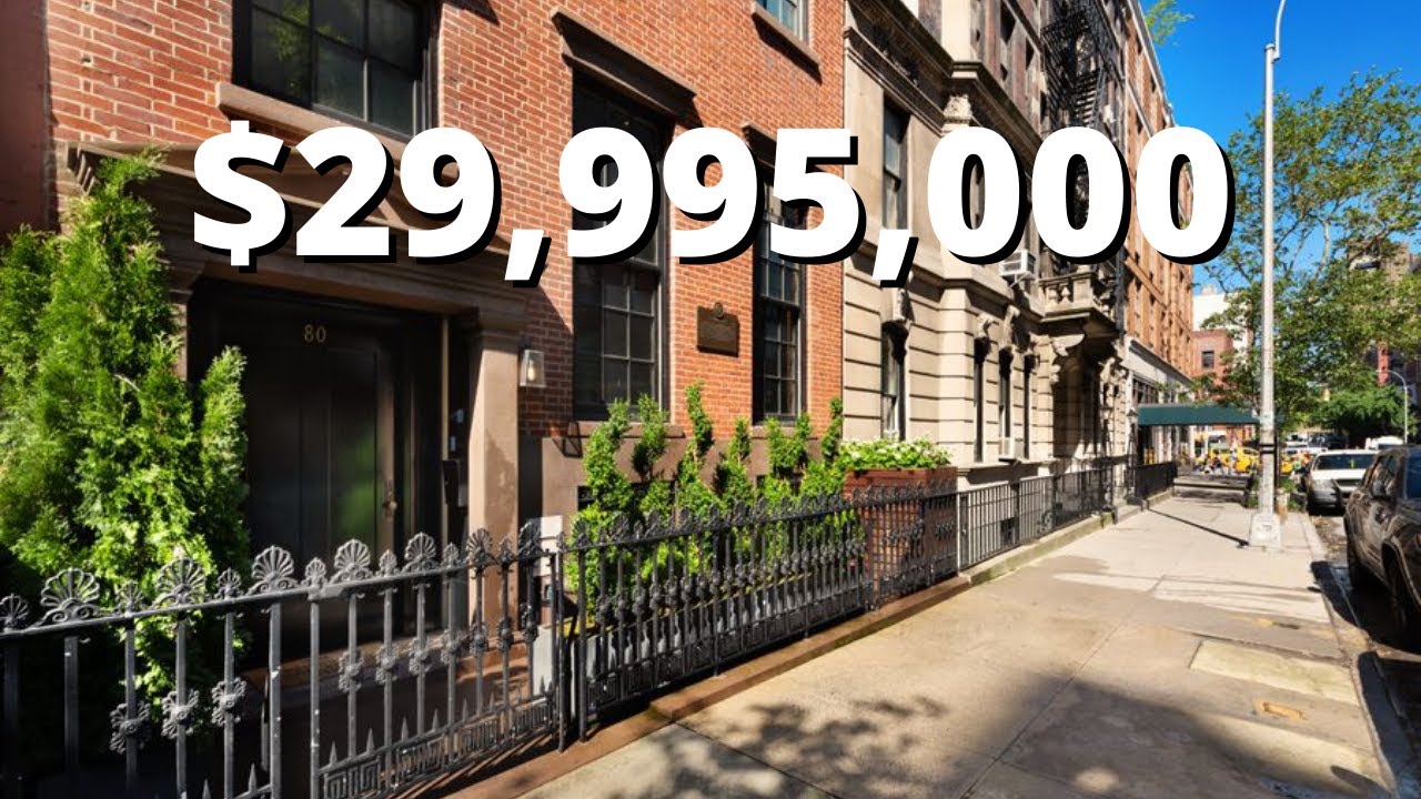 Inside a $29.995 Million Greenwich Village, NYC Townhouse | Single-Family | Seven Floors | Elevator