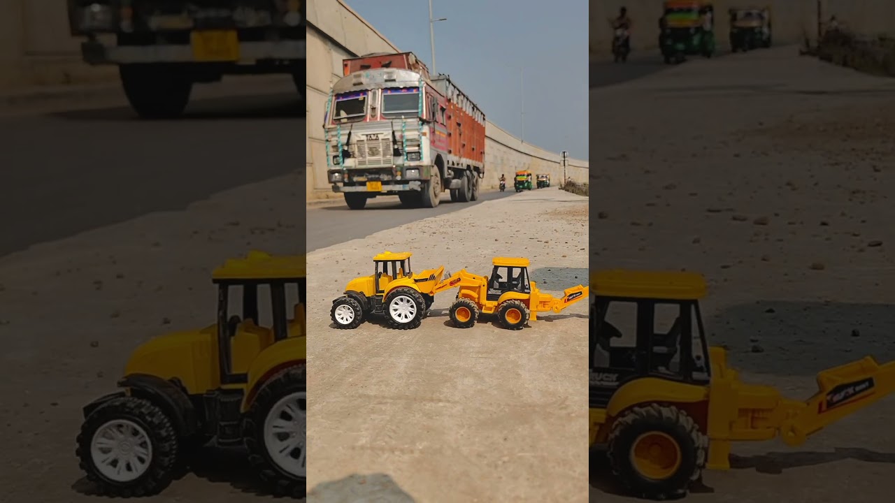 Remote Control Jcb And Dumper Truck Unboxing And Testing Short Video ||