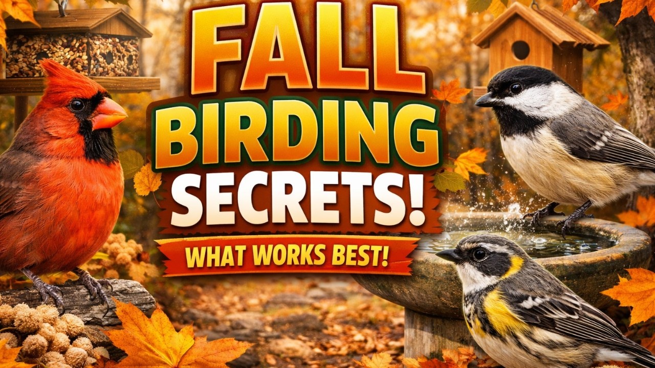 The Autumn Backyard Guide to Attracting Fall Birds