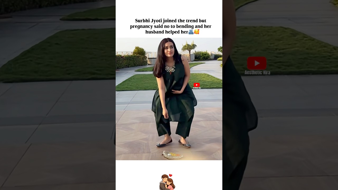 Surbhi joined the trend in pregnancy 🥰#surbhijyoti #bollywood