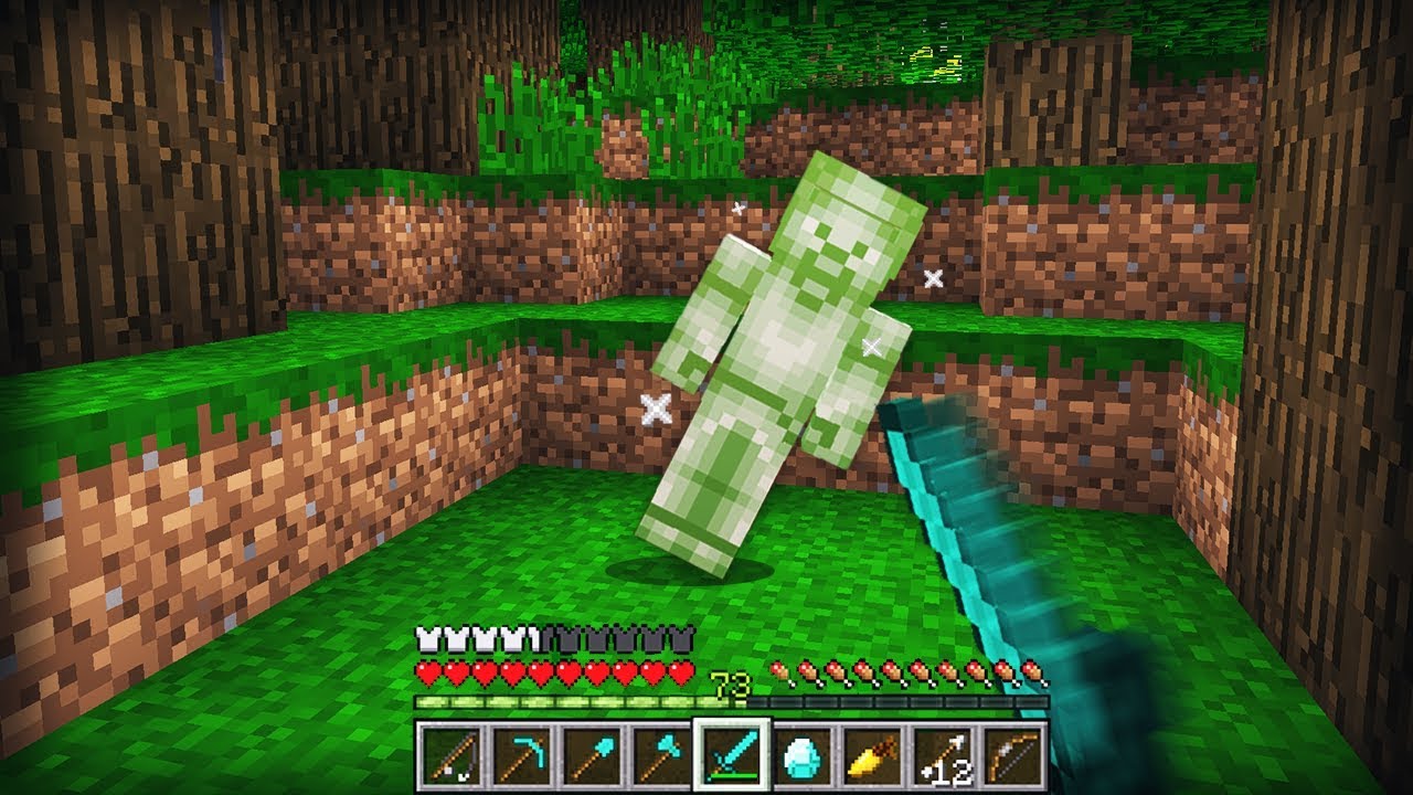 KILLING GREEN STEVE IN MINECRAFT!