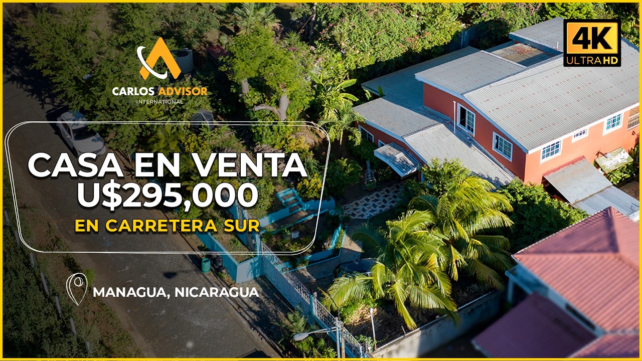 Casa en Venta en Carretera Sur Managua | 6 Habitaciones | $295,000
