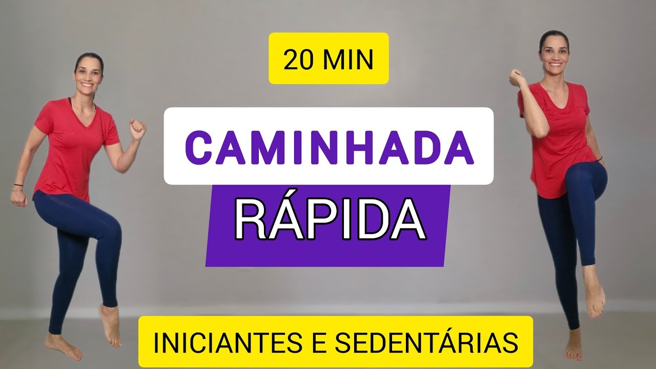 Treino de caminhada rápida de 20 minutos | 50+ | Leila Franz