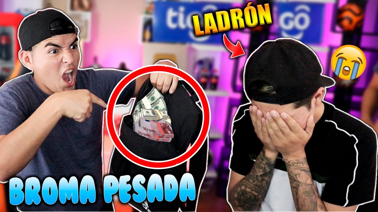 BROMA PESADA a mi MEJOR AMIGO (PAPIEDSON) LE CULPO de LADRON (ME ROBA MI DINERO) *TERMINA LLORANDO*