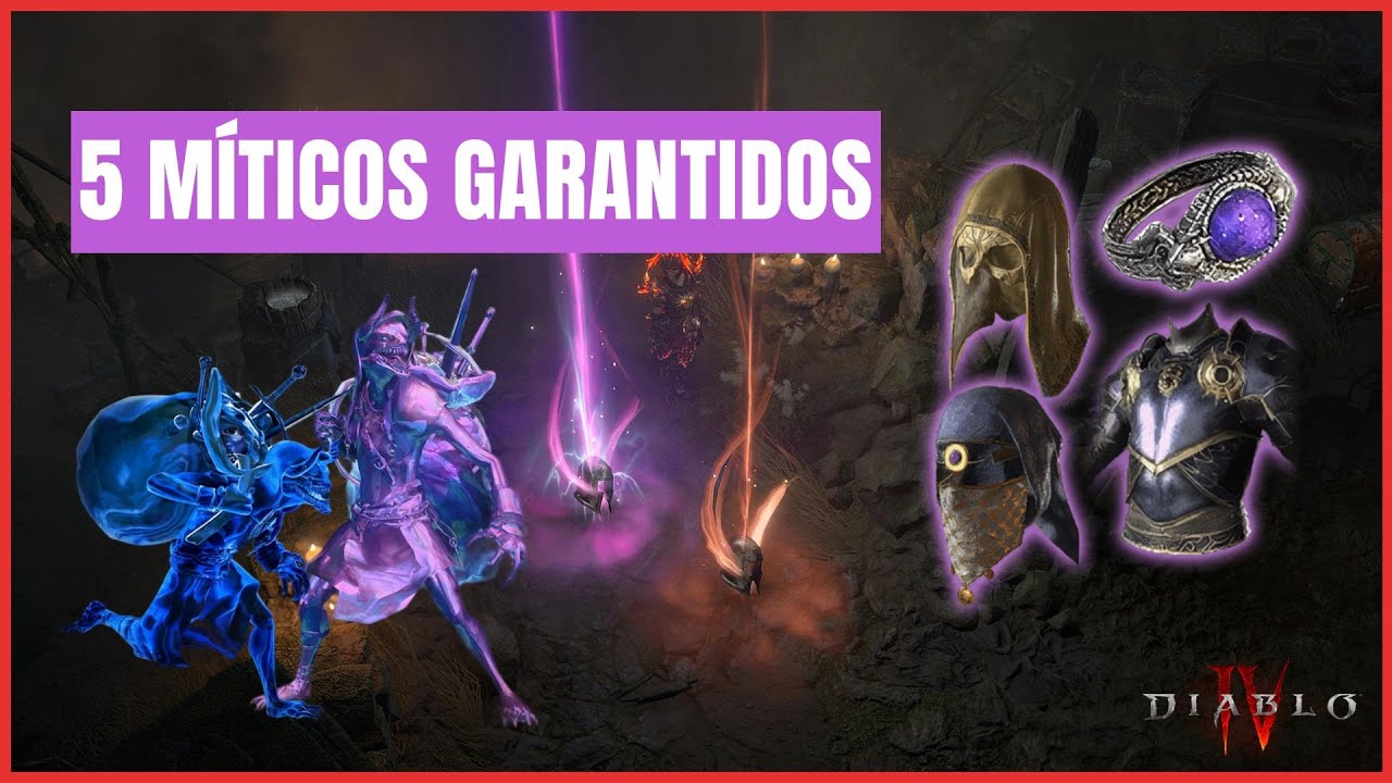 5 MÍTICOS FÁCIL COMO CONSEGUIR | DIABLO 4 TEMPORADA 11