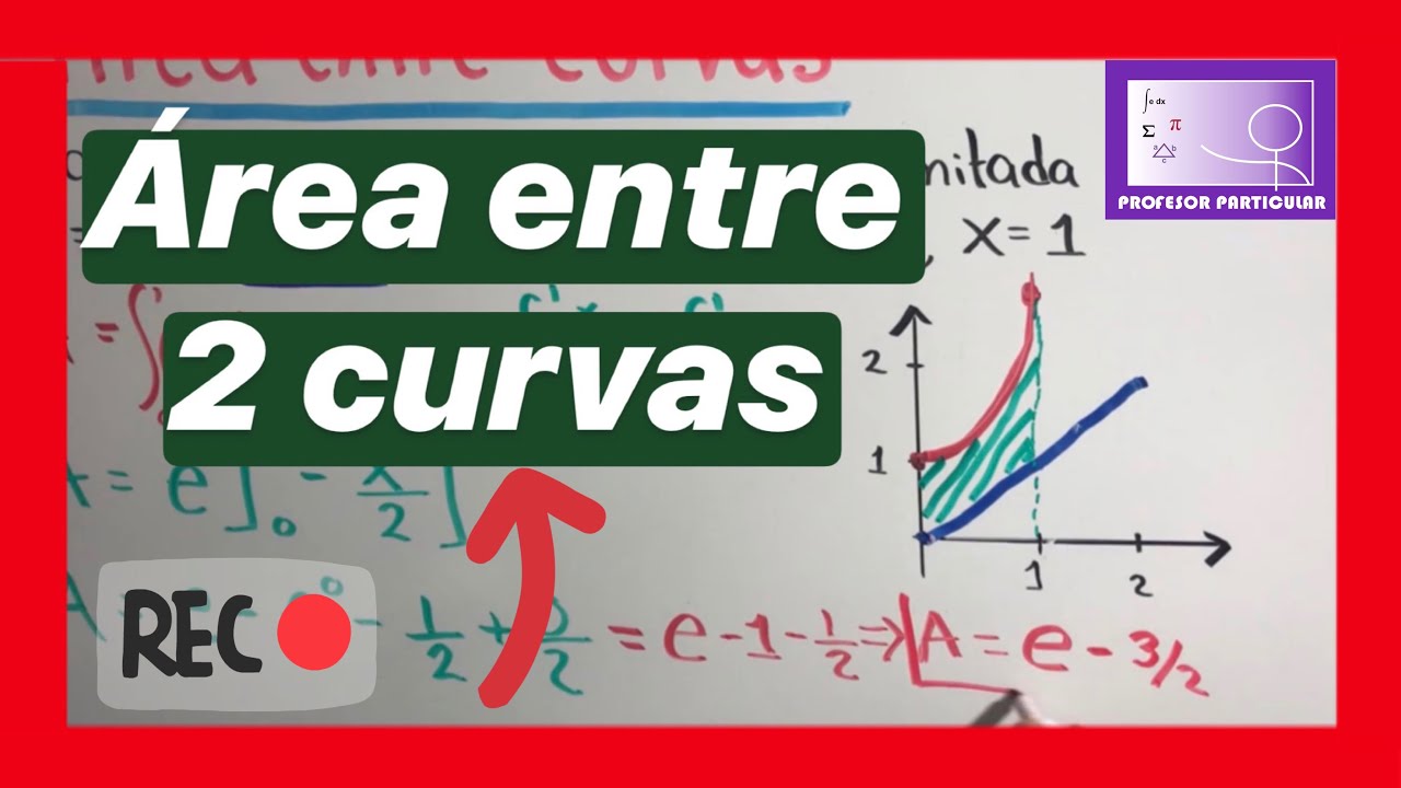 ✅ÁREA entre CURVAS| BIEN EXPLICADO! NO MÁS REPROBAR!❌| CÁLCULO INTEGRAL