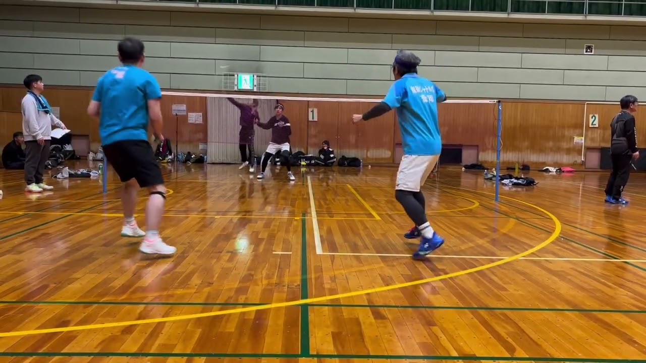 【精彩羽刻，激战冠军〜功亏一篑】2026/2/8(日)〜東浦町冬季バドミントン大会〜1部〜ブロック1戦目〜0:2(❶15/21、❷16/21)#精彩羽刻 #愛羽200秒