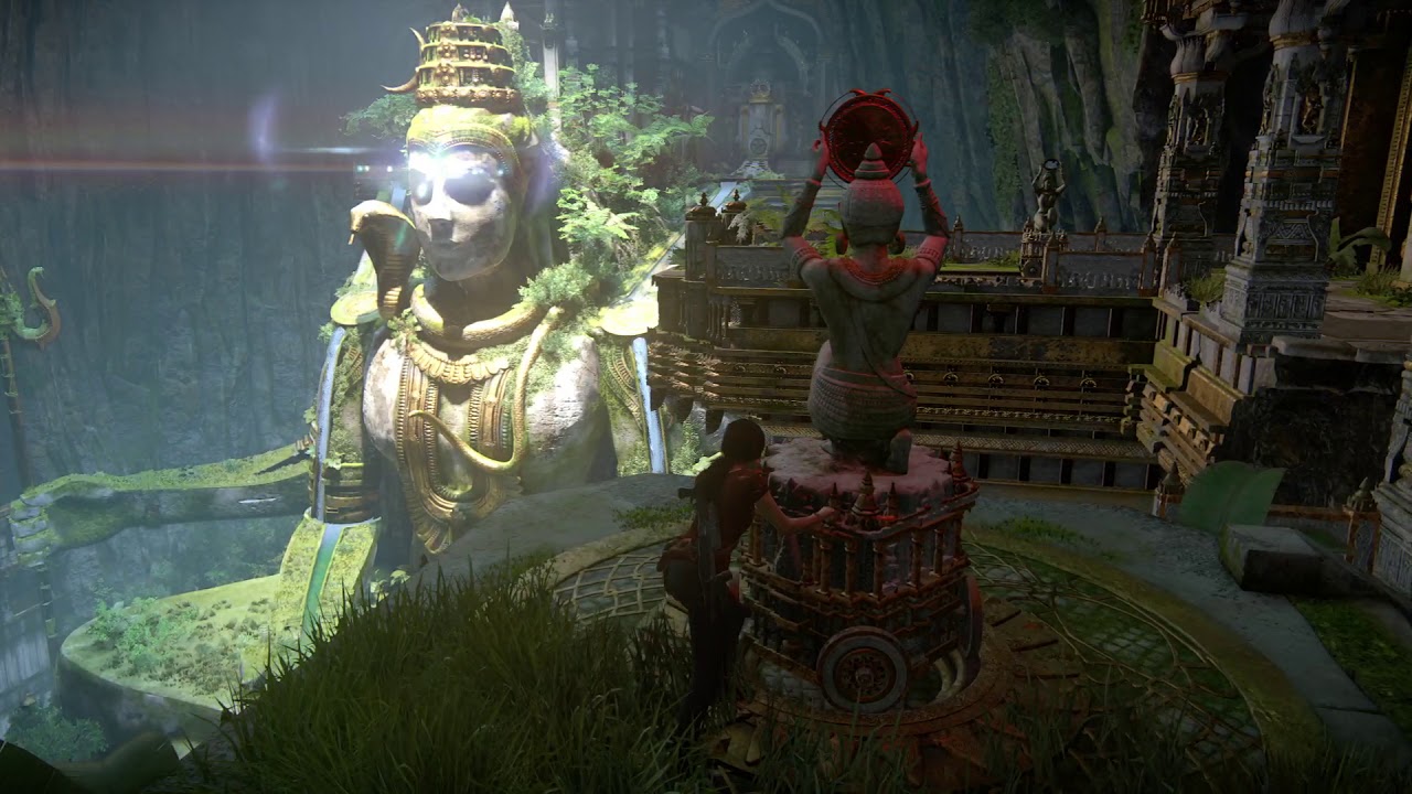 Uncharted™: The Lost Legacy - Light statues Puzzle solution