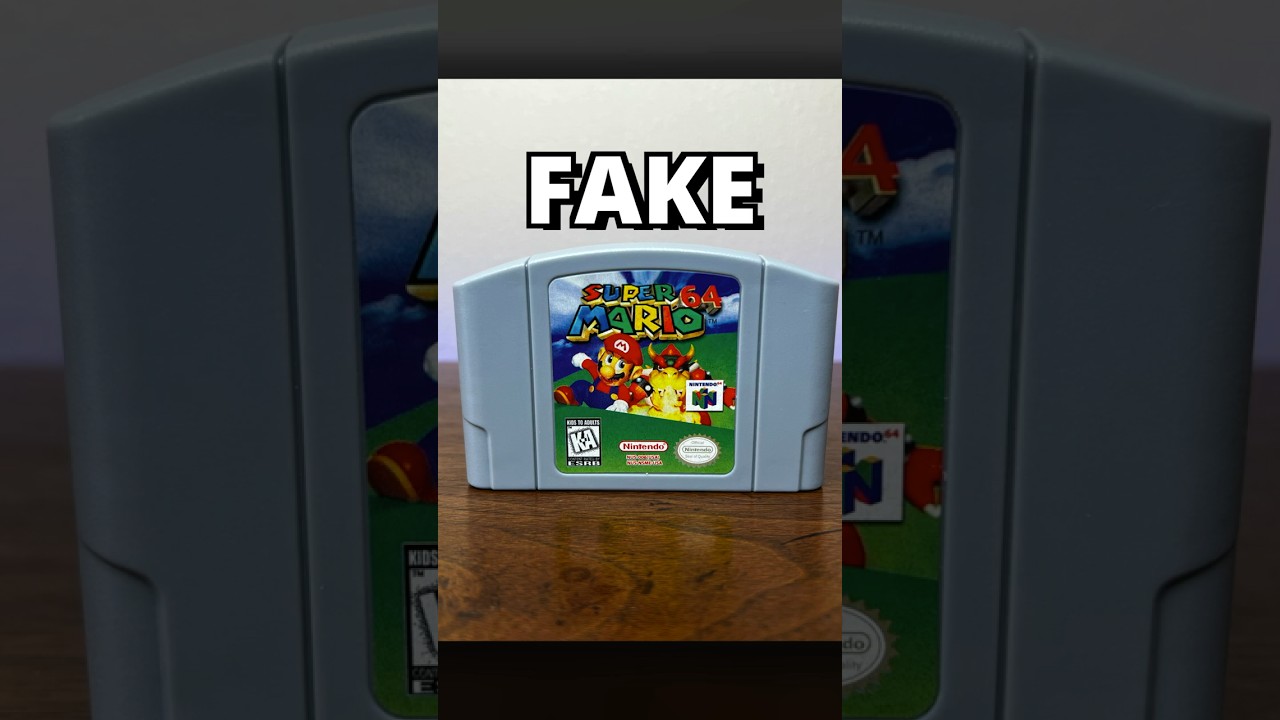 ПОДДЕЛЬНЫЙ картридж Super Mario 64! 😠