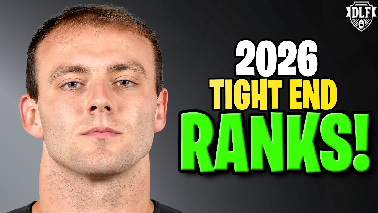 2026 Top-40 Dynasty Tight End Rankings & Tiers! (w/ Rookies!)
