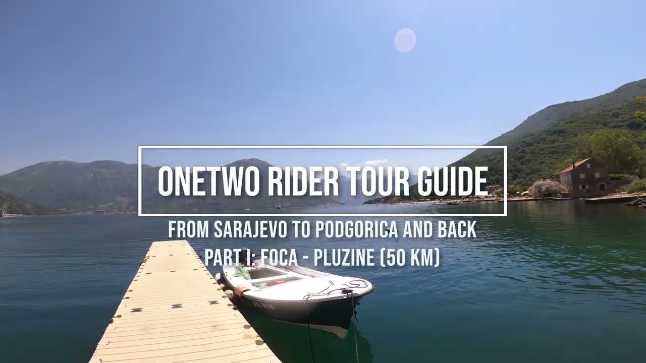 Motorcycle tour guide: From Sarajevo to Podgorica and back Part I - Piva Lake (4K)
