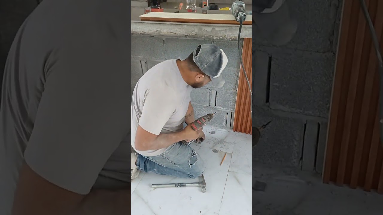 ⚠️⚠️⚠️COMO INSTALAR LAMBRIN DE PVC EN PAREDES DE BLOQUE O CONCRETO ⚠️⚠️⚠️