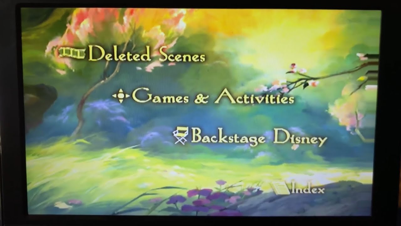 Bambi 2005 DVD Menu walkthrough (Disc 2)
