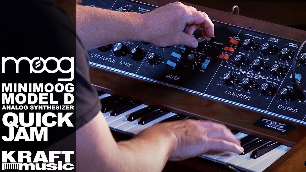 Moog Minimoog Model D - Quick Jam