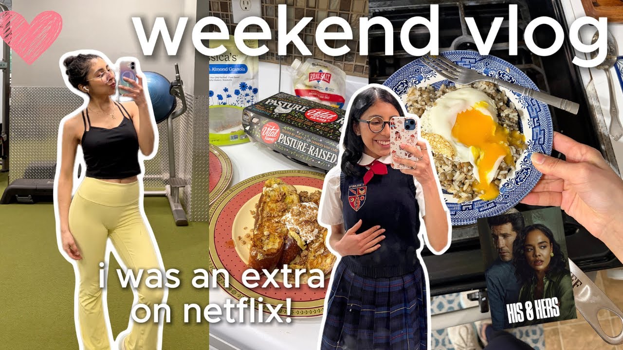 ДНИ ИЗ МОЕЙ ЖИЗНИ 📚🍳🎬: чтение, готовка, вечеринки и роли статиста на Netflix!