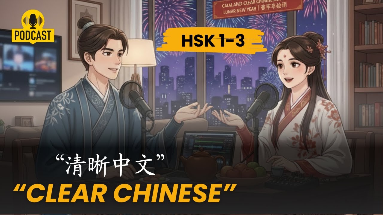 HSK 1–3 | Calm And Clear Chinese About Lunar New Year | 春节轻松听 l Chinese Podcast