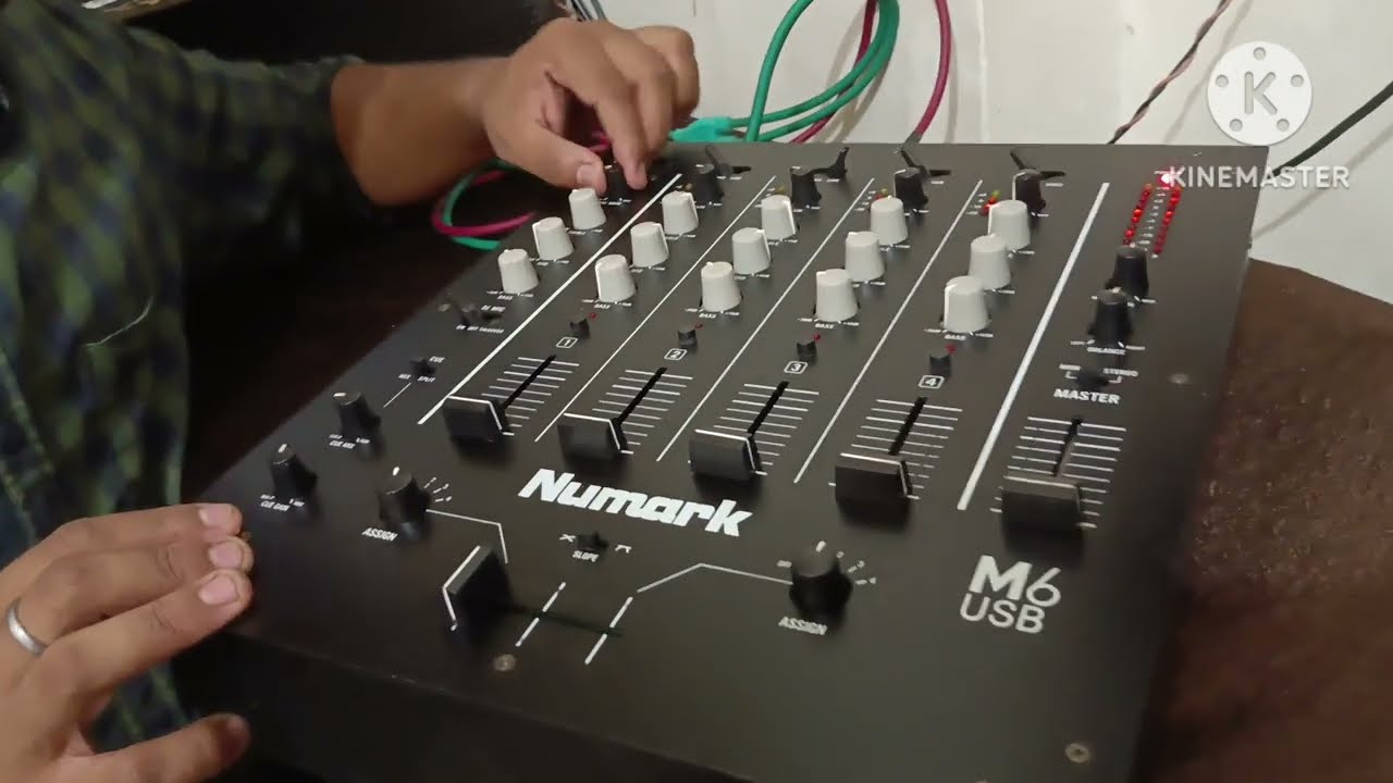 DJ MIXER numark M6 competition level ka output ! Kaise kare setting Puri jankari with details!