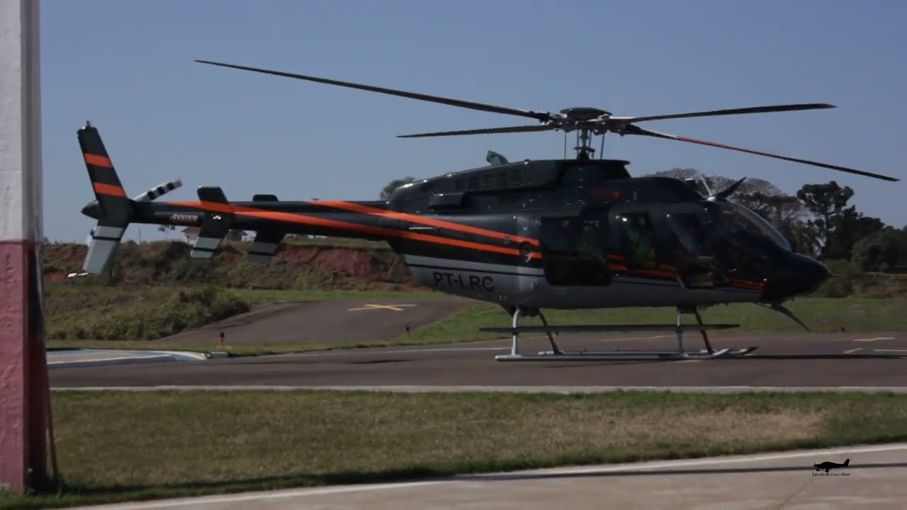 PT-LRC - Bell 407GX ACIONAMENTO E DECOLAGEM EM UMUARAMA - SSUM