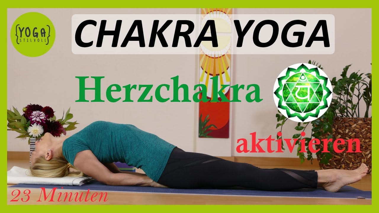 Chakra Yoga für das 4. Chakra 💚 Herzchakra Yogaflow für zu Hause 23 Minuten