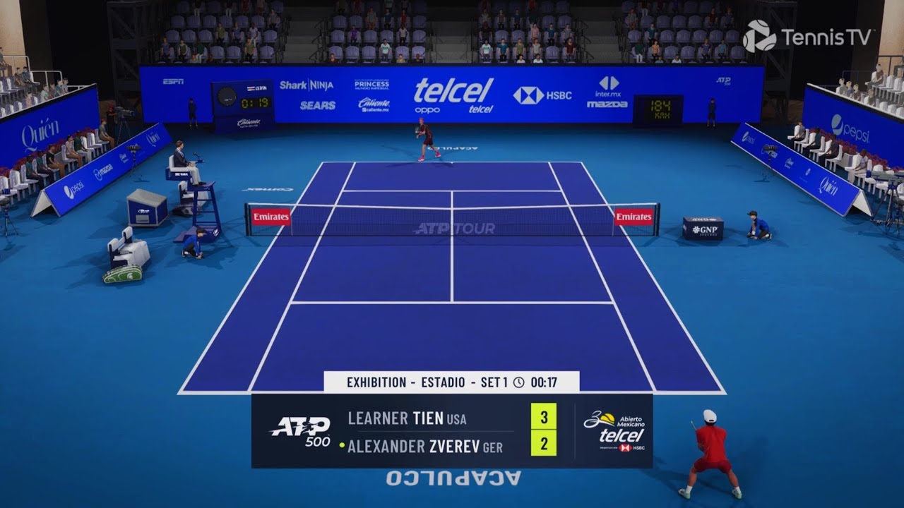 (New anims!!) TE 4 || Tien vs Zverev in Acapulco 2025 🔥😍