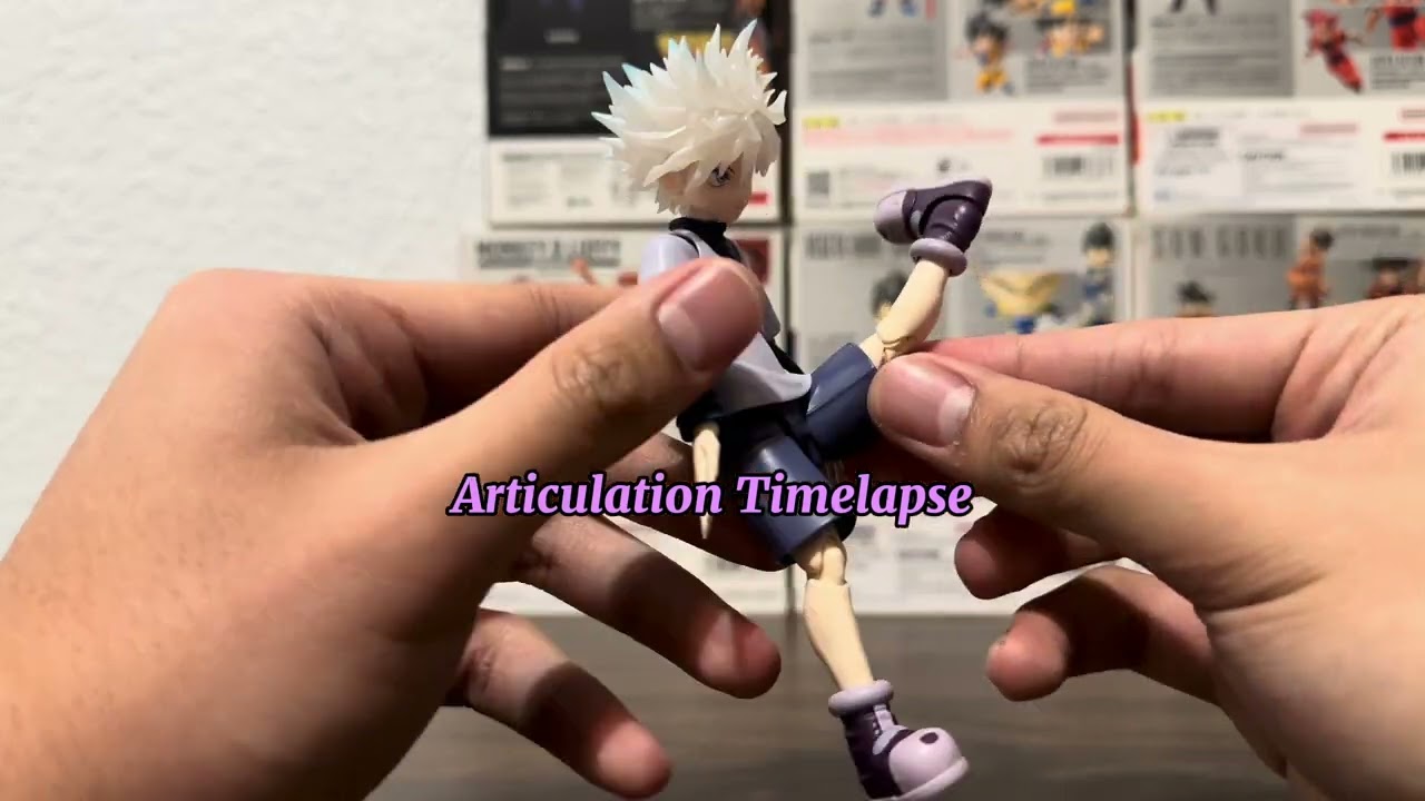 First and actual figure review!!! | S.H Figuarts Killua from HxH #actionfigures #hunterxhunter 