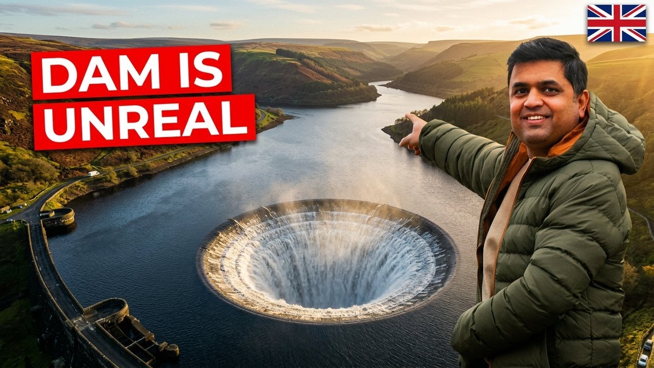 Peak District is UNREAL!  Floods, Massive Dams & Epic Drives! (Hindi Vlog)