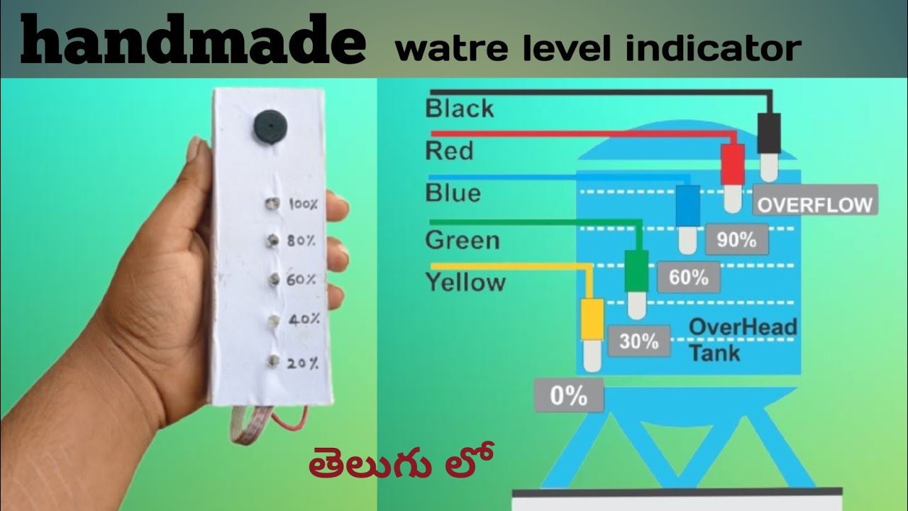 water level indicator making తెలుగులో