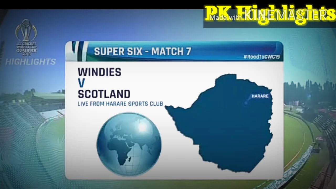 Thrilling WC Qualifier between West Indies Vs Scotland