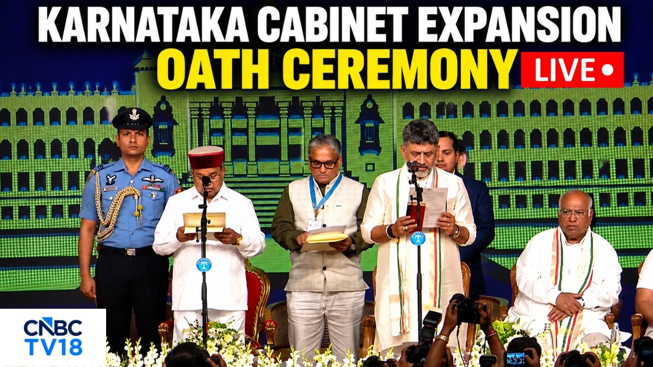 LIVE: DK Shivakumar Cabinet Swearing-In LIVE | Cabinet Expansion | Karnataka CM Finalises Team |N18L