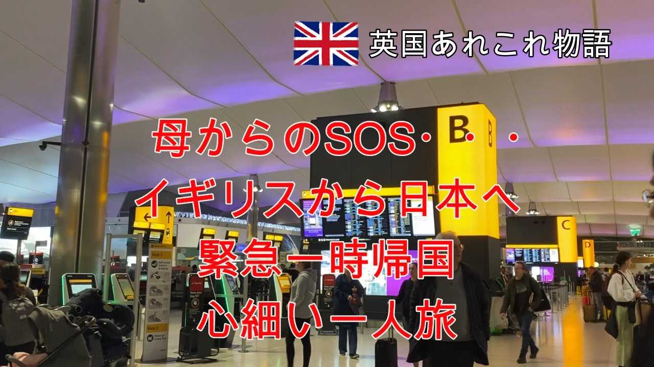 Vol.17 　母からSOS! 日本へ緊急一時帰国。ハイテクなフライトや空港に怖気付く私。オンラインとかアプリとかめちゃ苦手。心細いひとり旅。