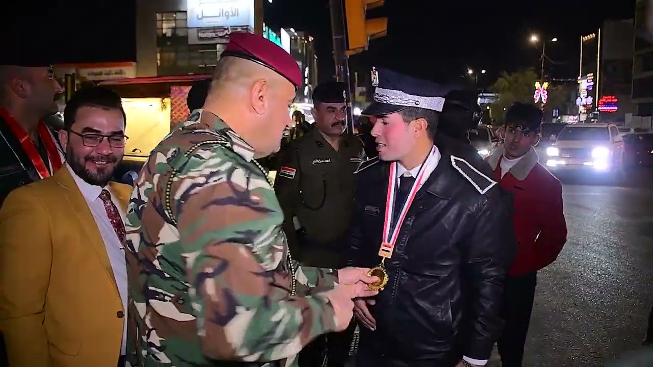 عيد الشرطة العراقية الذكرى 102 قائد شرطة بغداد الرصافة اللواء شعلان علي صالح قناة بابل الفضائية