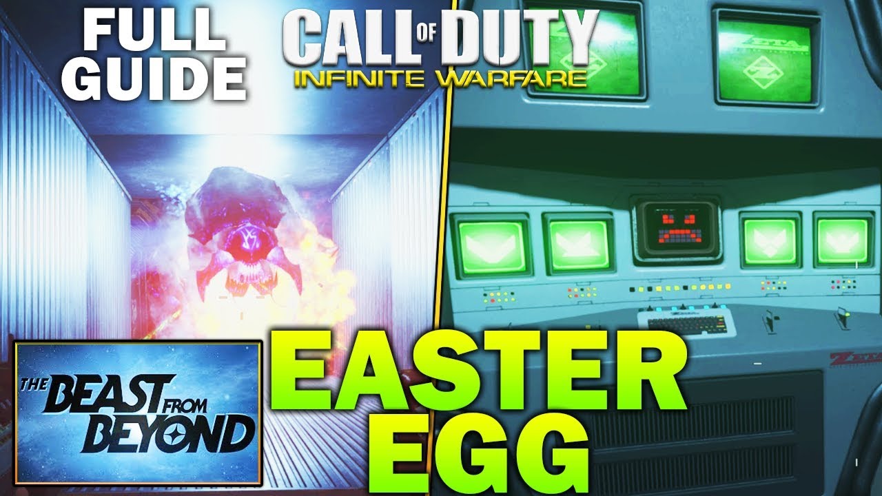 "THE BEAST FROM BEYOND" FULL EASTER EGG TUTORIAL GUIDE - INFINITE WARFARE ZOMBIES