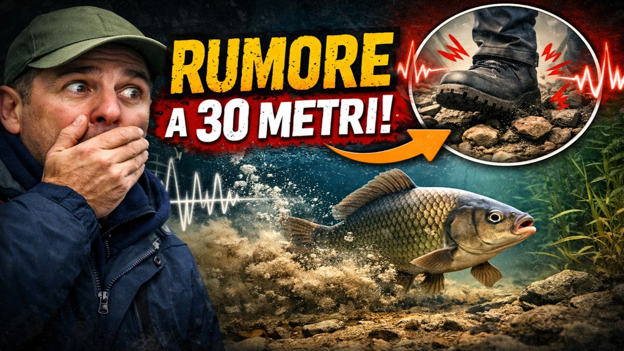 Pensi di essere FURBISSIMO? Il pesce ti sente da 30 metri (e non è per i vestiti).