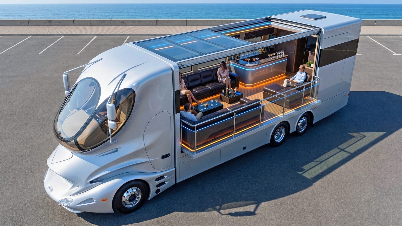 I Tracked Down the 7 Most INSANE RV Conversions — #4 Has a Motorcycle Garage INSIDE