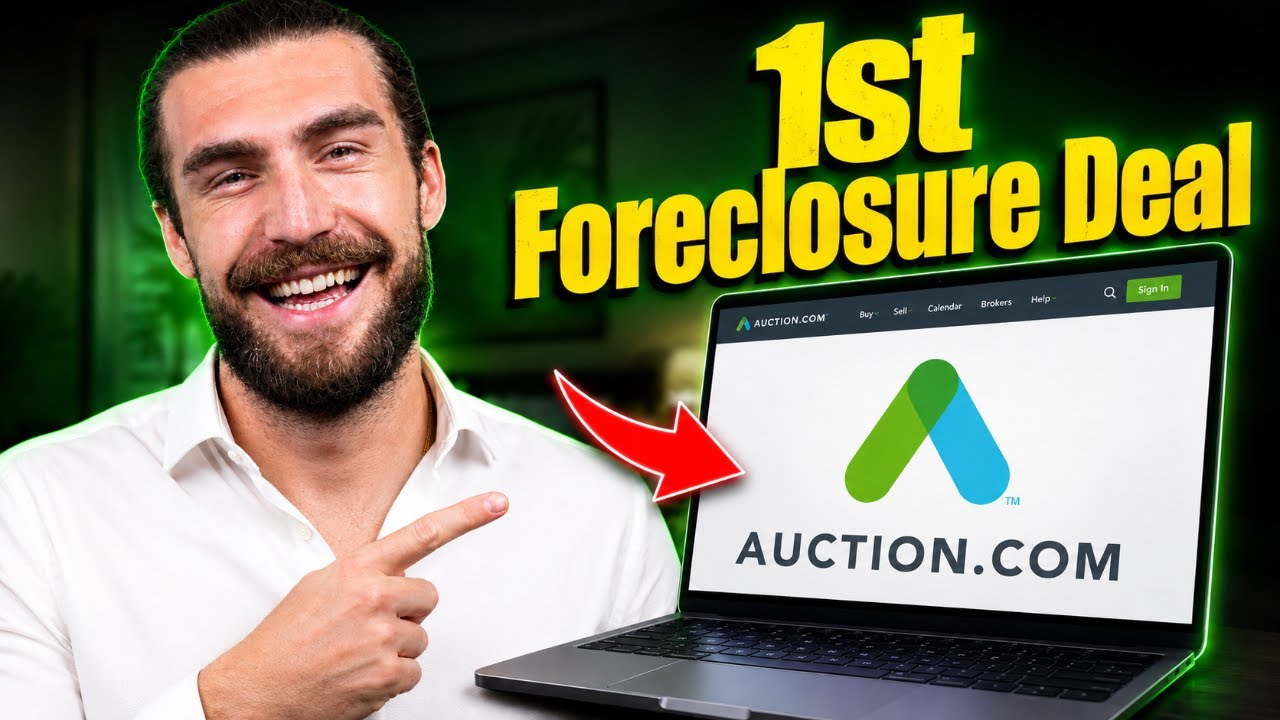 Как закрыть свою первую оптовую сделку на $30 000 через Auction.com (метод с вложениями $0)