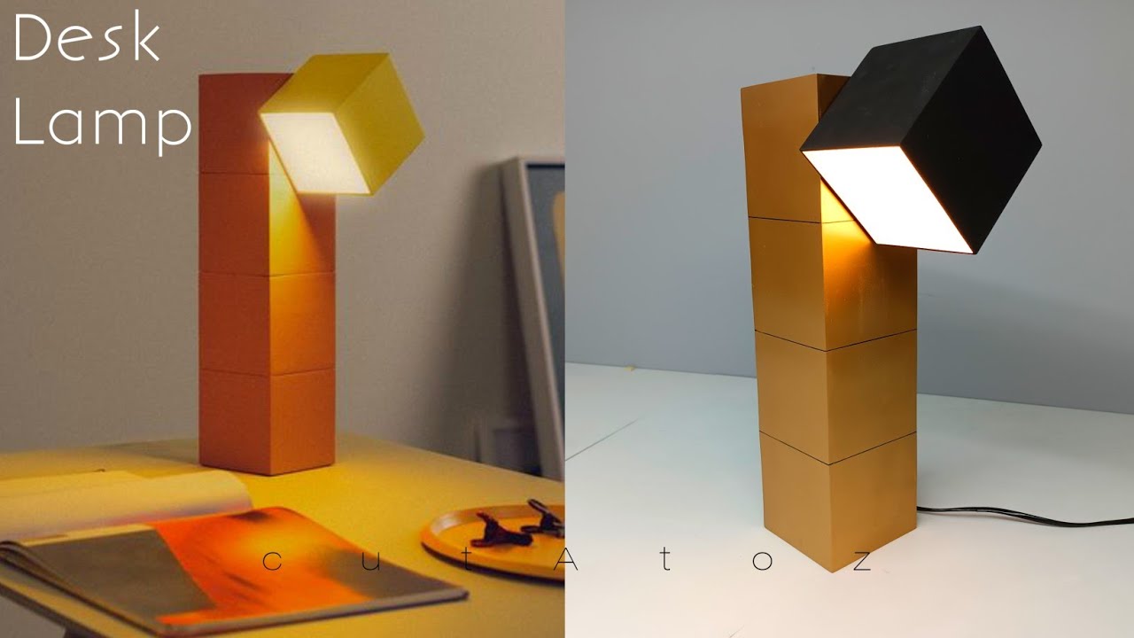 Diy LED Desk Lamp With Pvc Pipe