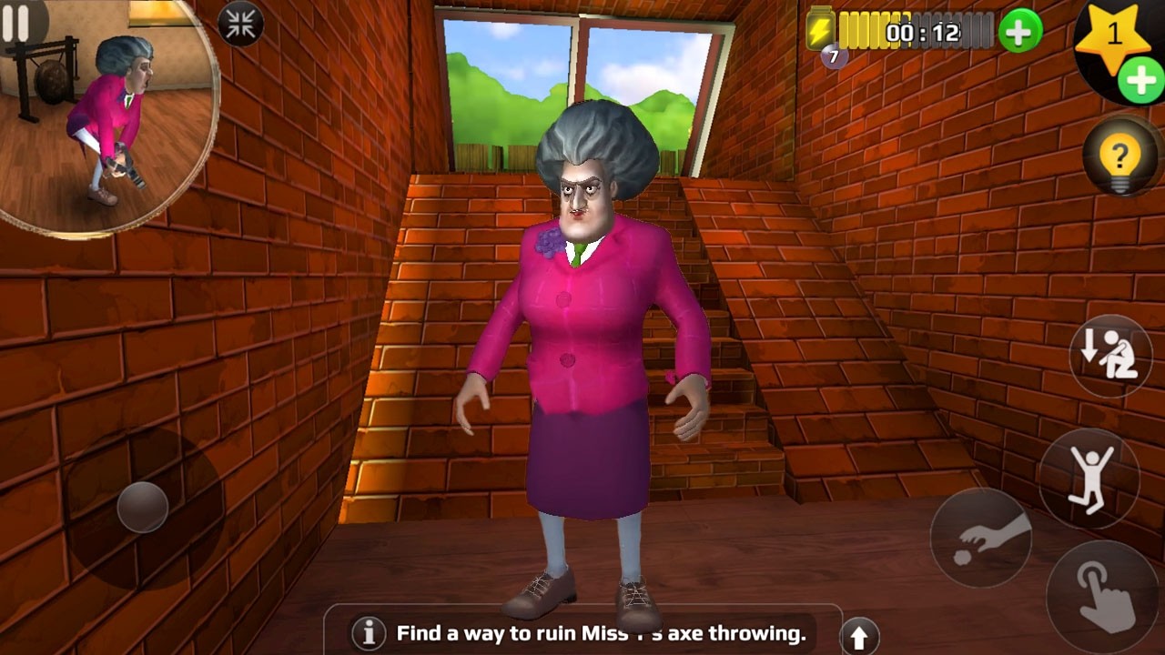 Scary Teacher 3D -miss t basement new update new levels gameplay