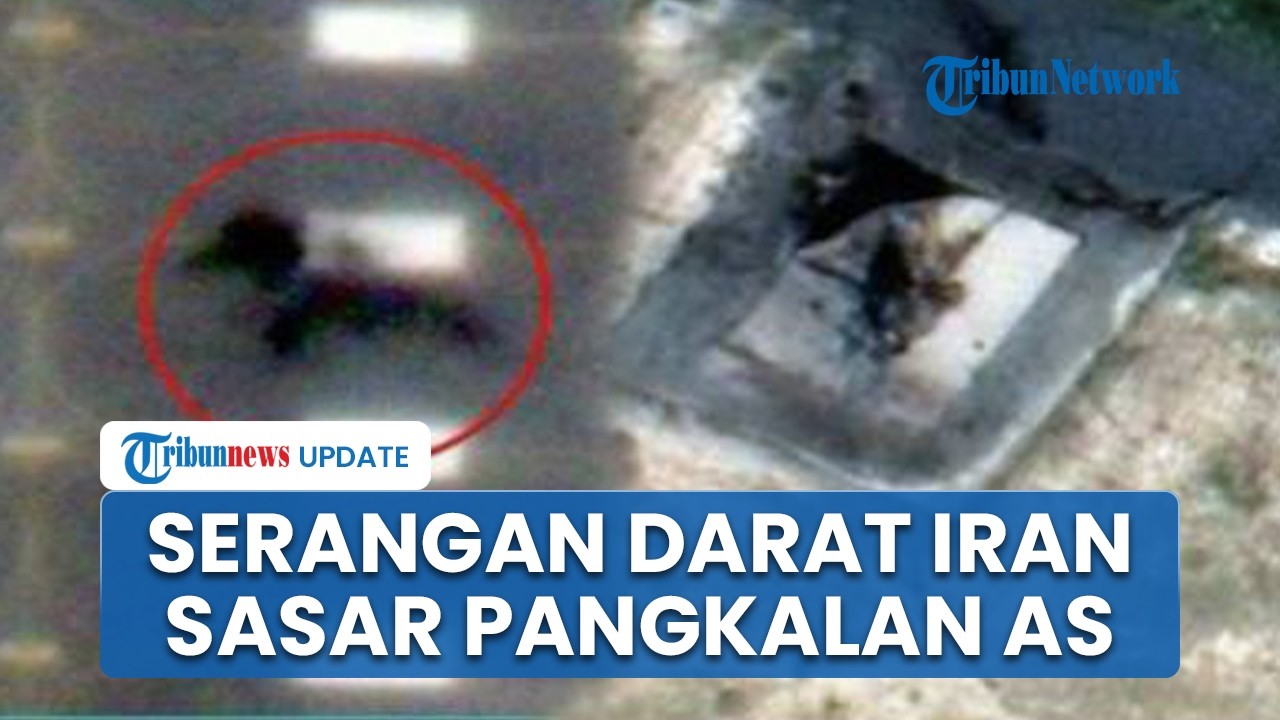Citra Satelit Serangan Dahsyat Iran Sasar Pangkalan Srategis AS di Kuwait, 2 Armada Andalan AS Dibom