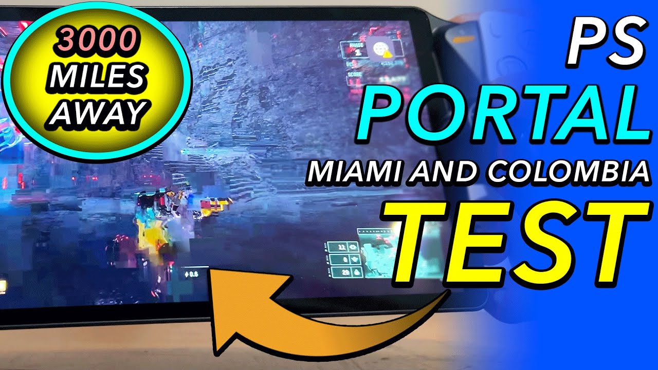 PS Portal TEST +3000 MILES - PS5 Streaming and PS Plus Cloud Streaming Test (Miami and Colombia)