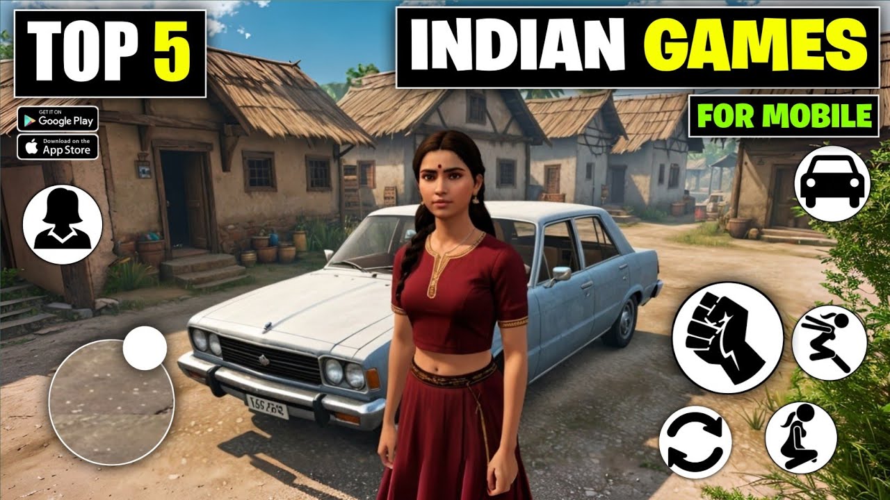 Top 5 New Indian Games For Android | High Graphics Open World Games | Best Made in India Games
