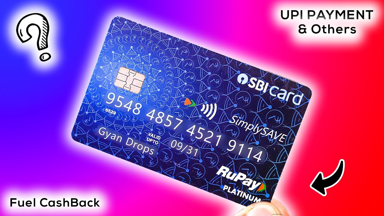 SBI SimplySAVE RuPay Credit Card Unboxing & Features | CashBack on UPI Payment & Fuel