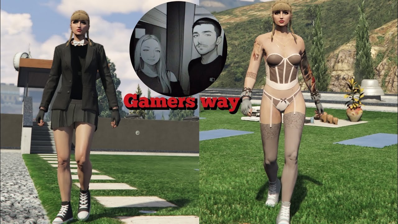 Глитч, без удаление 2 мод костюма GTA 5 online tutorial
