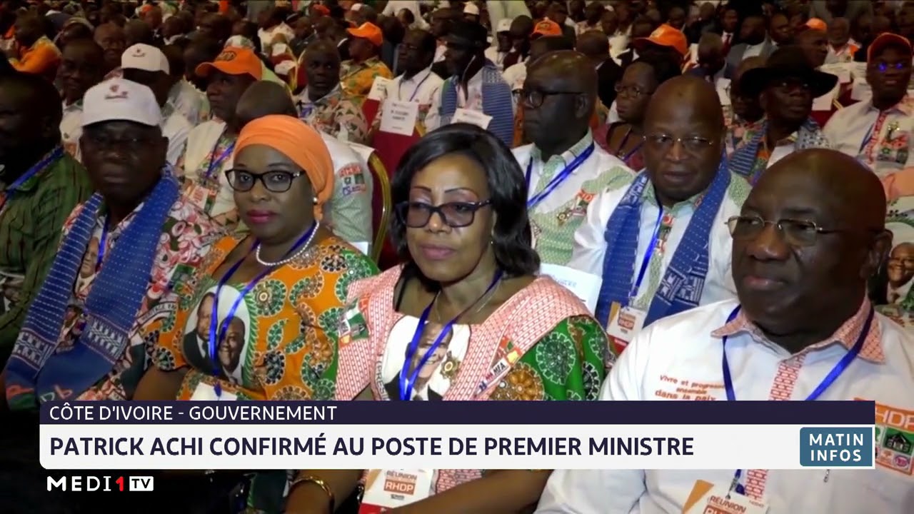 Côte d´Ivoire-gouvernement: Patrick Achi confirmé au poste de premier ministre