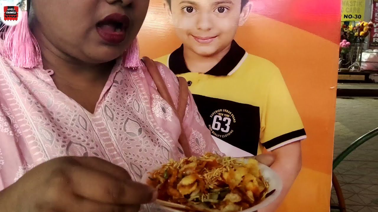 ବିନା ପିଆଜ ରସୁଣ Papudi Chat | Dress Kinibu na Chua nku Khojibu? ameli chameli 🧿 | market building