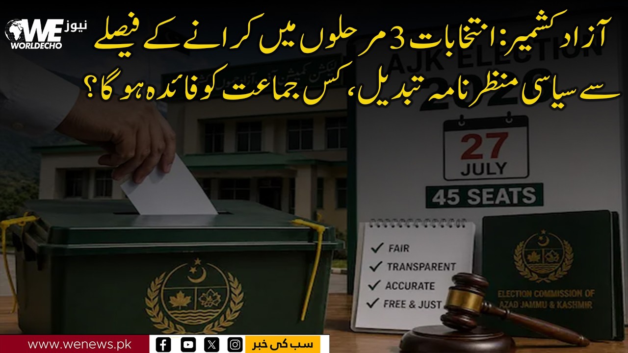 AJK Elections in 3 Phases! Which Political Party Will Benefit the Most?We News