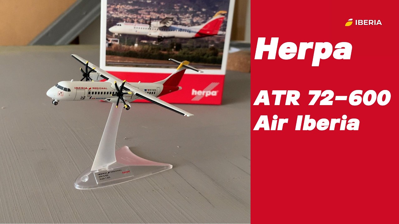 Herpa 1:200 ATR 72-600 Iberia Regional Air Nostrum