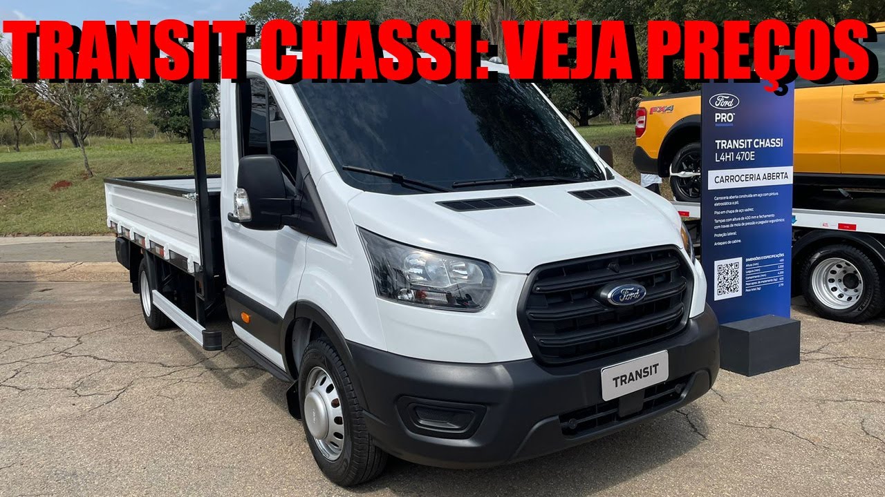 FORD TRANSIT CHASSI CHEGA EM DUAS VERSÕES; VEJA PREÇOS | AUTOS SEGREDOS