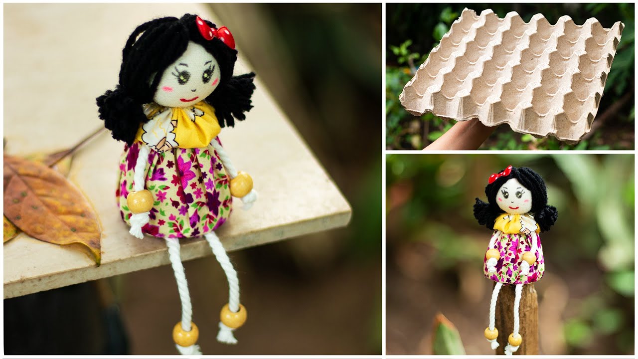 diy how to make a doll out of waste material