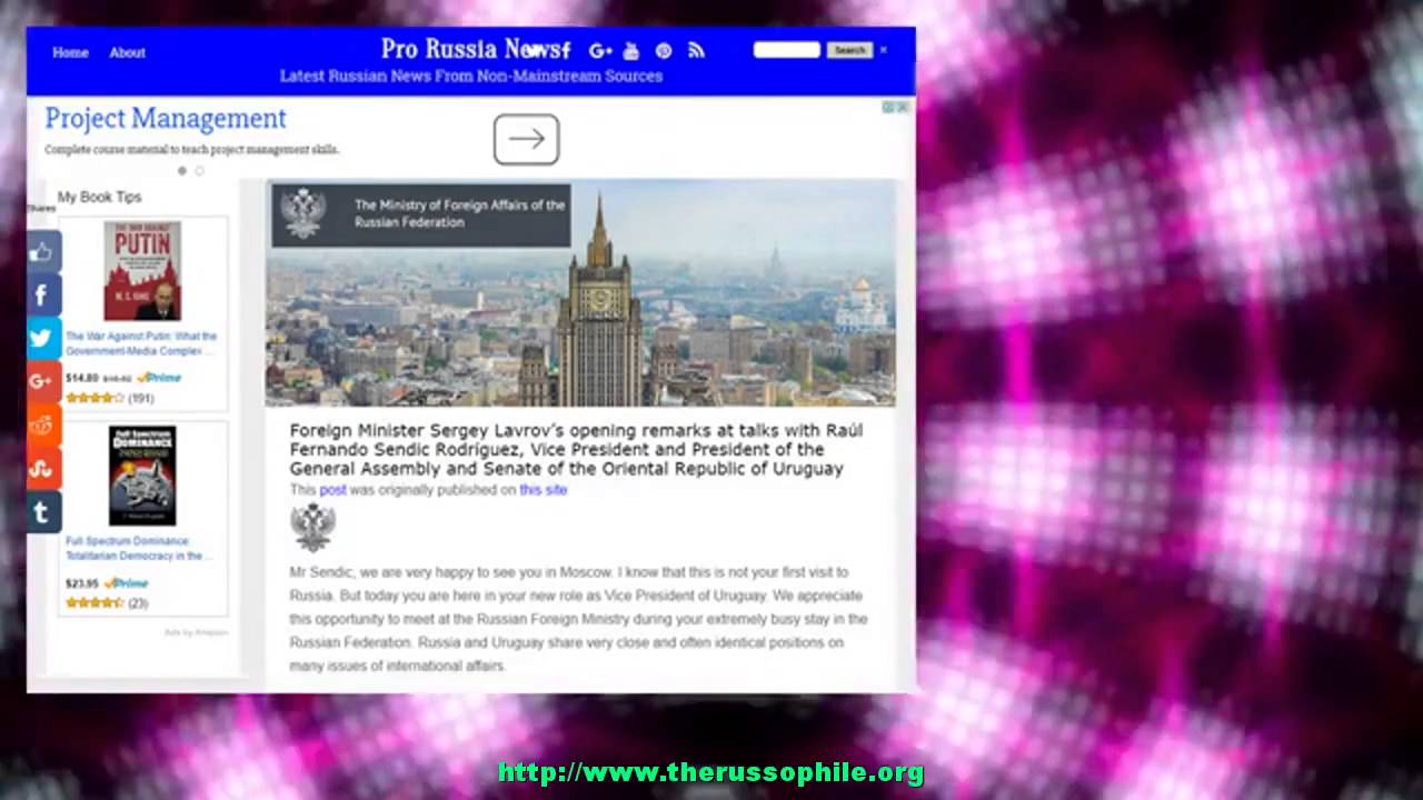 Foreign Minister Sergey Lavrov&rsquo;s opening remarks at talks with Ra&uacute;l Fernando Sendic Rodr&iacute;gu...
