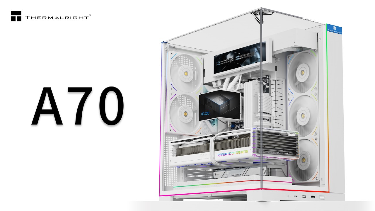 THERMALRIGHT A70 Computer Case Complete Install Guide